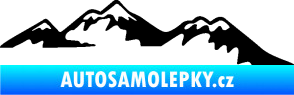 Samolepka Krajina hory 020 pravá černá
