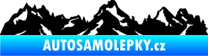 Samolepka Krajina hory 034 levá černá