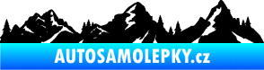 Samolepka Krajina hory 035 levá černá