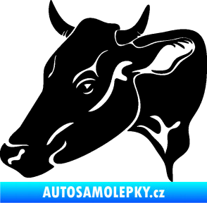 Samolepka Kráva 003 levá černá