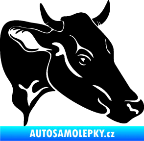 Samolepka Kráva 003 pravá černá