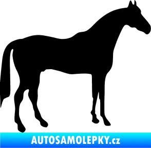 Samolepka Kůň 004 pravá černá