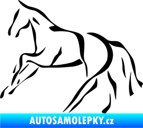 Samolepka Kůň 024 levá černá