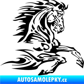 Samolepka Kůň 074 pravá černá