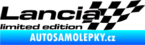 Samolepka Lancia limited edition pravá černá