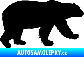 Samolepka Lední medvěd 002 pravá černá