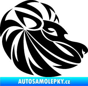 Samolepka Lev zvěrokruh 003 pravá černá