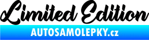 Samolepka Limited edition 006 černá