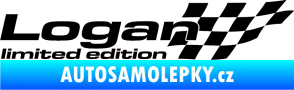 Samolepka Logan limited edition pravá černá