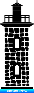 Samolepka Maják 001 černá