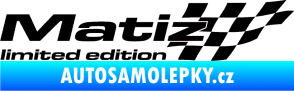 Samolepka Matiz limited edition pravá černá