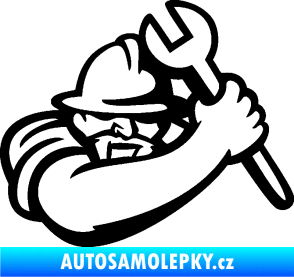 Samolepka Mechanik 001 pravá černá