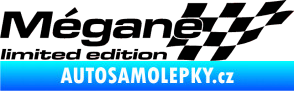 Samolepka Mégane limited edition pravá černá