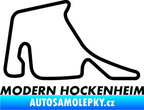 Samolepka Okruh Modern Hockenheim černá