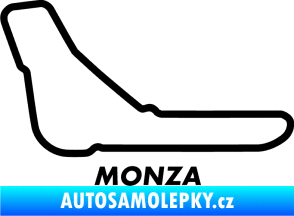 Samolepka Okruh Monza černá