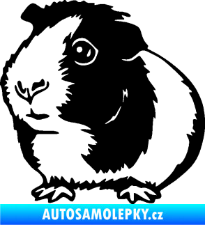 Samolepka Morče 003 levá černá