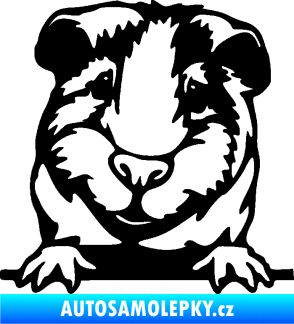 Samolepka Morče 004 levá černá