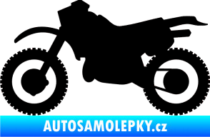 Samolepka Motorka 003 levá černá