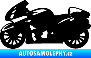 Samolepka Motorka 048 levá silniční černá