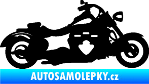 Samolepka Motorka 056 pravá černá