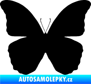 Samolepka Motýl 006 černá