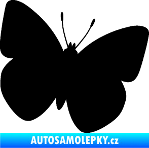 Samolepka Motýl 011 pravá černá