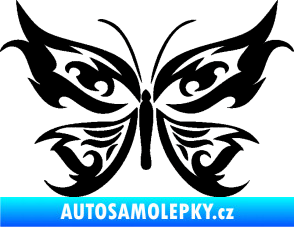 Samolepka Motýl 012 černá