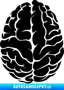 Samolepka Mozek 001 levá černá