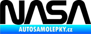 Samolepka NASA nápis černá