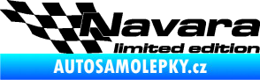 Samolepka Navara limited edition levá černá