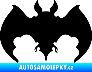 Samolepka Netopýr 002 černá