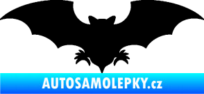 Samolepka Netopýr 007 černá