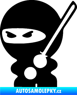 Samolepka Ninja baby 001 levá černá