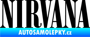 Samolepka Nirvana 001 černá