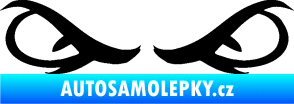 Samolepka Oči 001 černá
