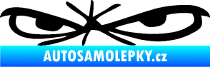 Samolepka Oči 002 levá černá