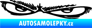 Samolepka Oči 005 levá černá