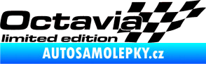 Samolepka Octavia limited edition pravá černá