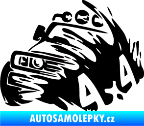 Samolepka Off Road 002 levá 4x4 černá