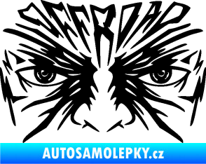 Samolepka Off Road 004 s obličejem černá