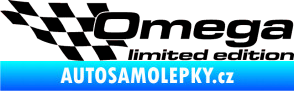 Samolepka Omega limited edition levá černá