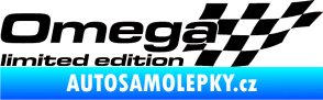 Samolepka Omega limited edition pravá černá