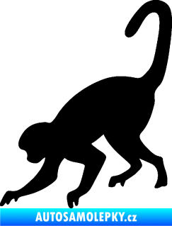 Samolepka Opice 002 levá černá
