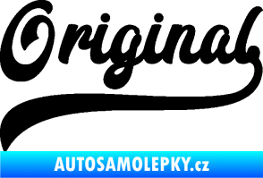 Samolepka Original nápis černá