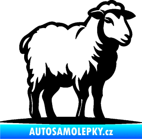Samolepka Ovce 002 pravá černá