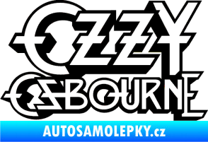 Samolepka Ozzy Osbourne 001 černá