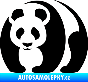 Samolepka Panda 001 levá černá