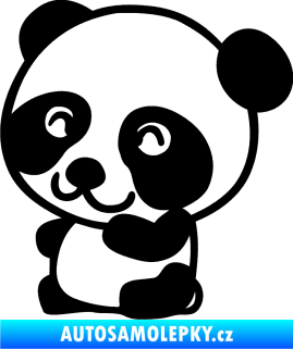 Samolepka Panda 002 levá černá