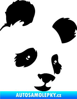Samolepka Panda 004 pravá černá