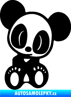 Samolepka Panda JDM pravá černá